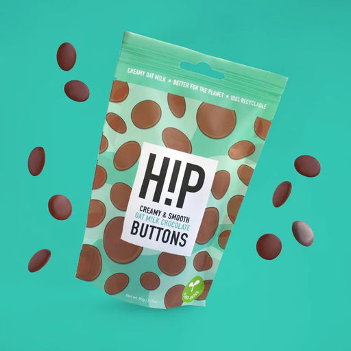 VEGAN HiP Chocolate: Creamy Oat Milk Chocolate Buttons