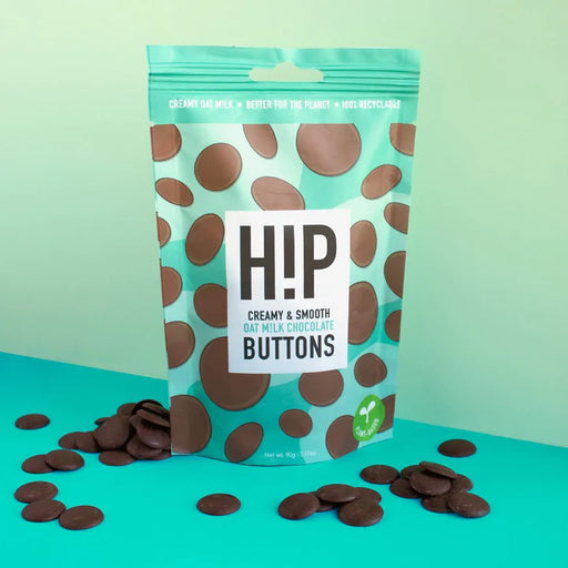 VEGAN HiP Chocolate: Creamy Oat Milk Chocolate Buttons