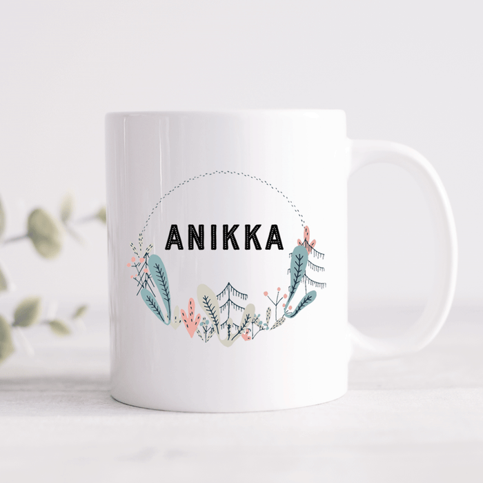 Pretty Personalised Mug
