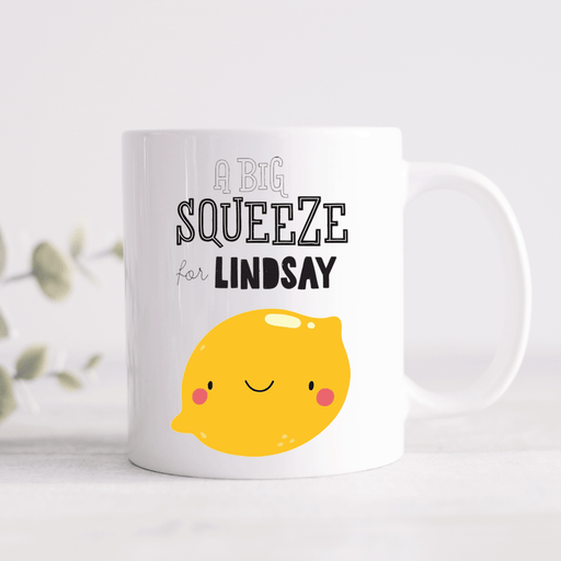 Big Squeeze Lemon Personalised Mug
