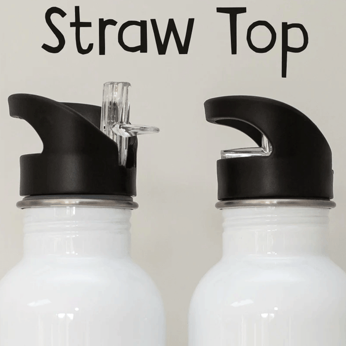 Personalised Bright Rainbow Water Bottle