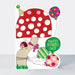 Cut Out Toadstool Birthday Card