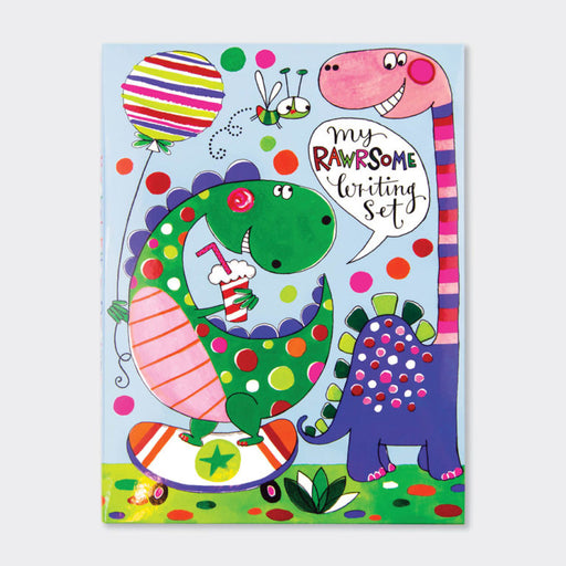 Rawr-Some Dinosaurs Writing Set Wallet Rachel Ellen