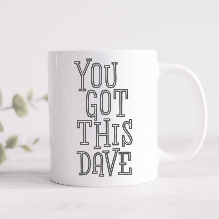 You Got This Personalised Name Mug (Pink, Blue or Grey)