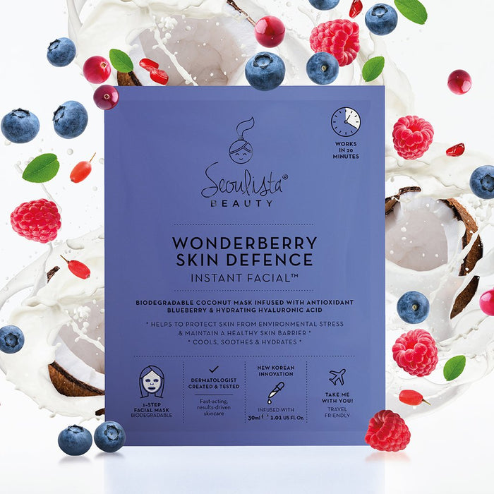 Seoulista Instant Facial Masks - Various Treatments Wonderberry Skin defence