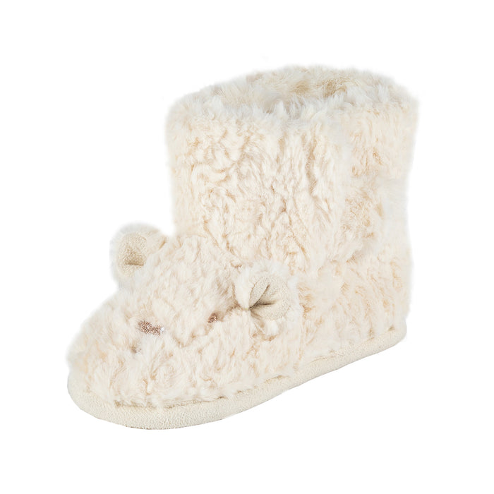 Totes Toddler Tots Polar Bear Booties Slippers