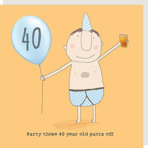 40th birthday card