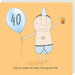 40th birthday card