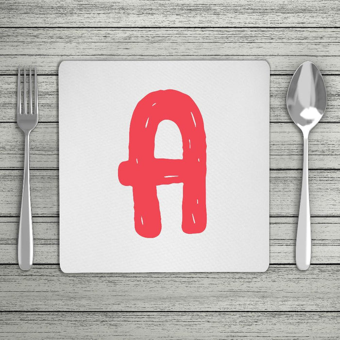 Bright & Bubbly Initial Placemat