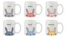 Personalised Name Easter Bunny Adult Mug