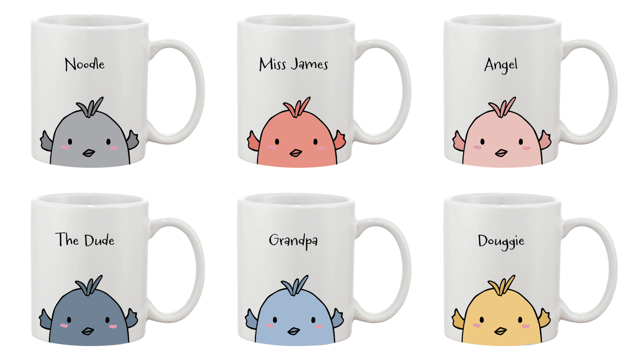 Personalised Name Easter Chick Adult Mug