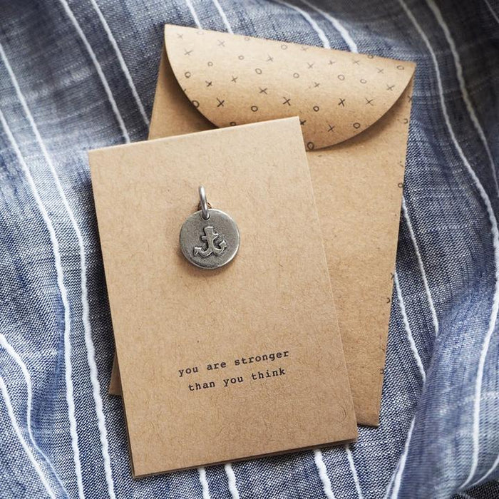 Anchor For Strength Charm