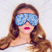 Blue Liberty Print Eye Mask