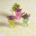 Boho Small Glass Candle Holder - Various Colours