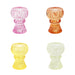 Boho Small Glass Candle Holder - Various Colours
