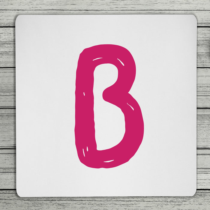 Bright & Bubbly Personalised Initial Coaster