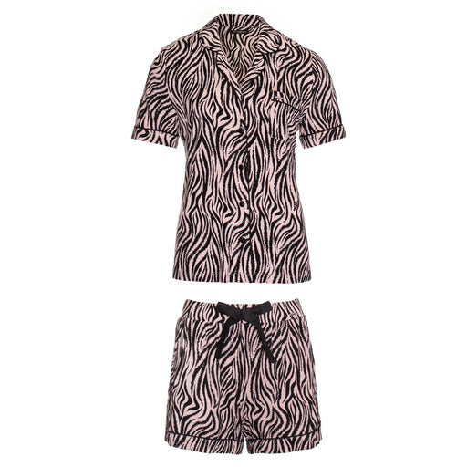 Animal Print Shirt & Short Pyjama Set