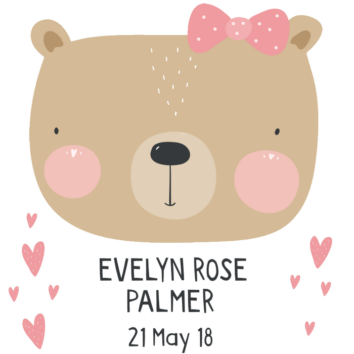 Children's Personalised Teddy Bear Money Box