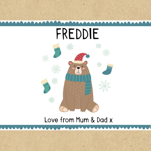 Bear Personalised Christmas Gift Box