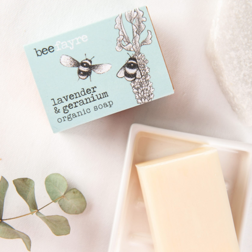 Beefayre Mummy Bee Lavender & Geranium Organic Soap