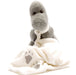 Best Years Grey Knitted Diplodocus Dinosaur With Blanket