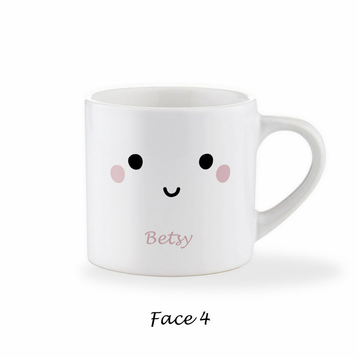 Children's Personalised Pretty Face Mug