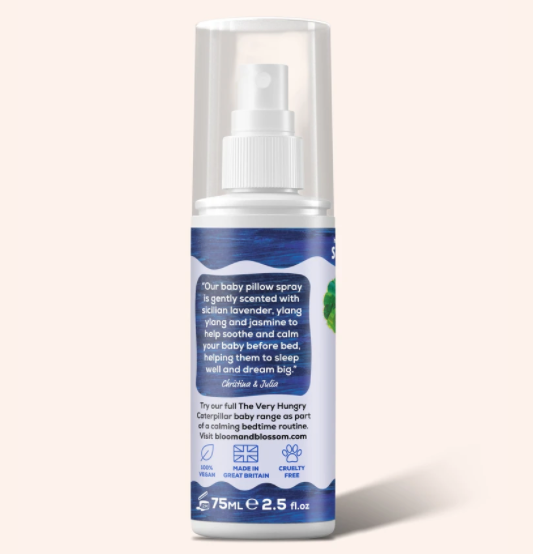 Bloom and Blossom The Very Hungry Caterpillar Baby Pillow Spray, Jasmine and Lavender Pillow Spray