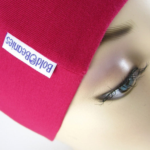 Raspberry Bold Beanie