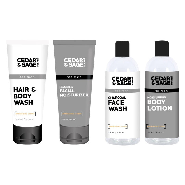 Cedar And Sage Mens Travel Toiletry Set