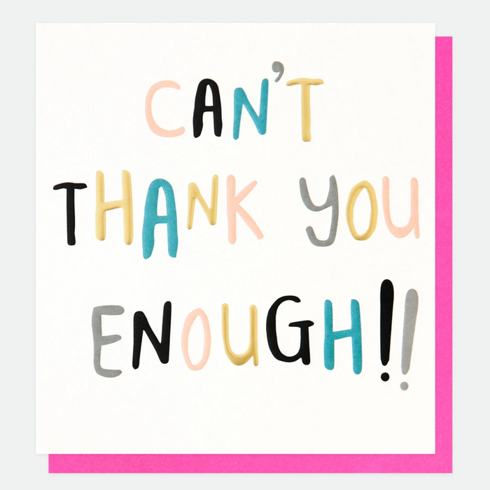 Caroline Gardner Can't thank you enough Card