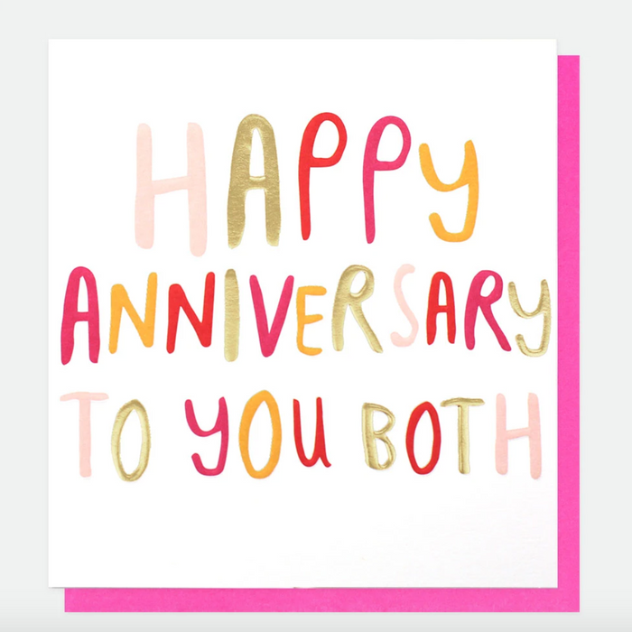 Caroline Gardner 'Happy Anniversary To You Both' Card