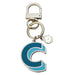 Letterpop Enamel Keyring C Blue