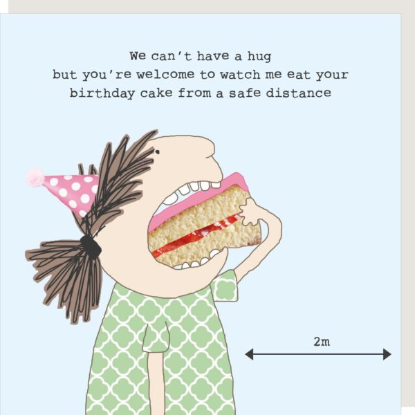 2m Birthday Cake Card