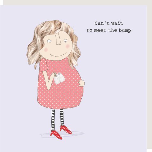 'Can't Wait to Meet the Bump' Pregnancy Card