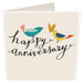 Caroline Gardner Birdie Happy Anniversary Card