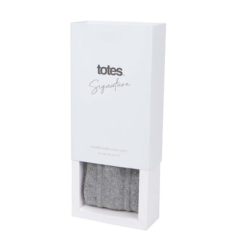 Totes Ladies Cashmere Cable Knit Bed Socks - Various Colours