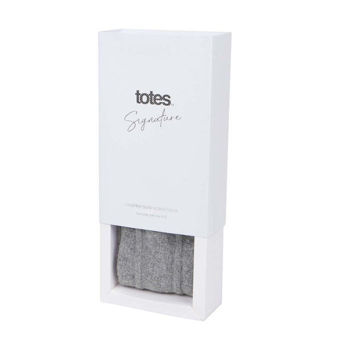 Totes Ladies Cashmere Cable Knit Bed Socks - Various Colours