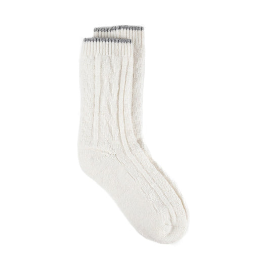 Totes Ladies Cashmere Cable Knit Bed Socks - Various Colours