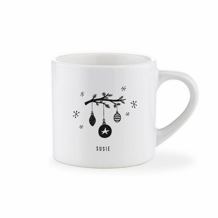 Personalised Children's Christmas Mug Baubles