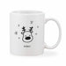 Personalised Adult's Christmas Mug Reindeer