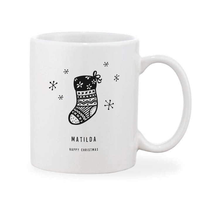 Personalised Adult's Christmas Mug Stocking