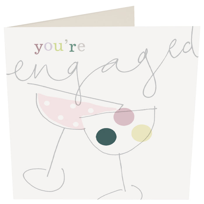 Cheers You're Engaged Caroline Gardner Engagement Card