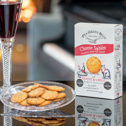 Cheese Sablés with Fennel and Chilli