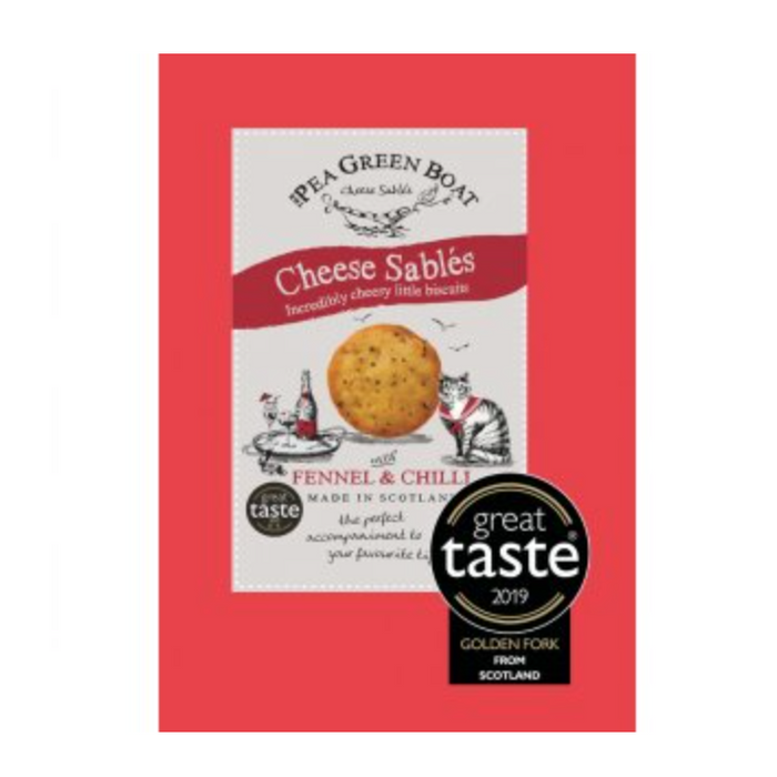 Cheese Sablés with Fennel and Chilli