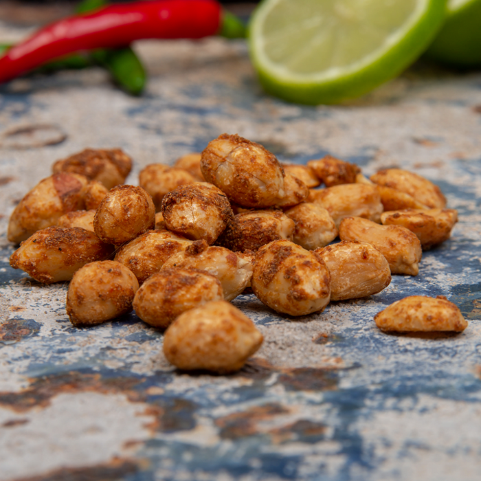 Salt & Pepper Cashews and Chilli & Lime Peanuts