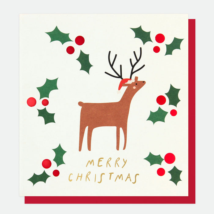 Reindeer Christmas Card