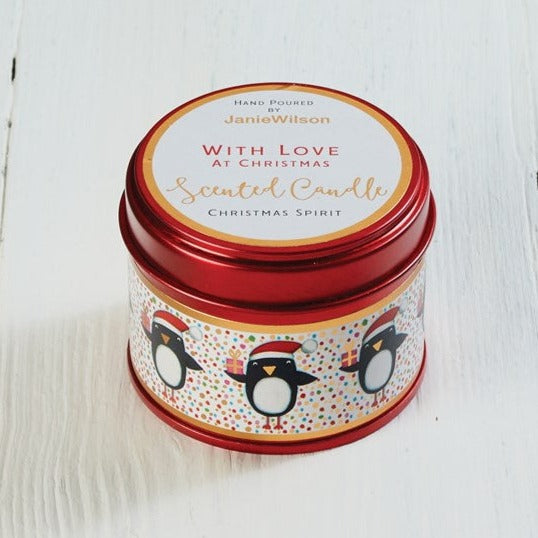 Christmas Tinned Candles - Various Designs