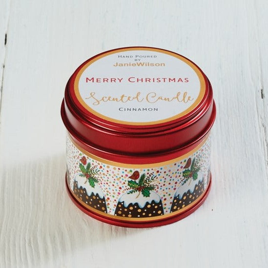 Christmas Tinned Candles - Various Designs