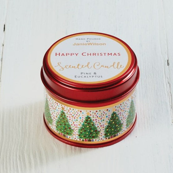 Christmas Tinned Candles - Various Designs