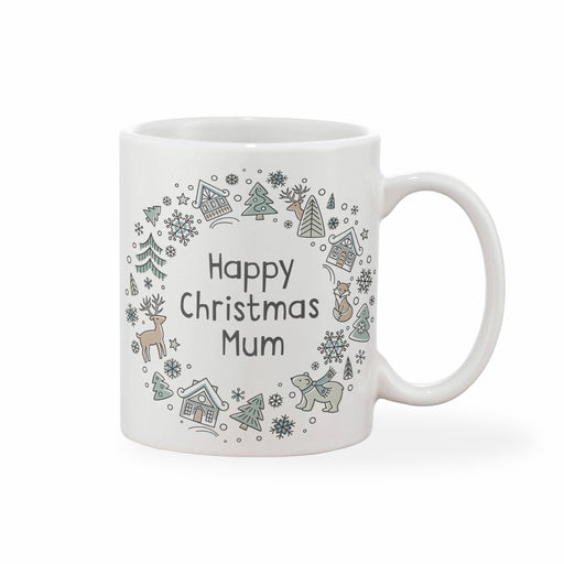 Scandi Christmas Personalised Mug
